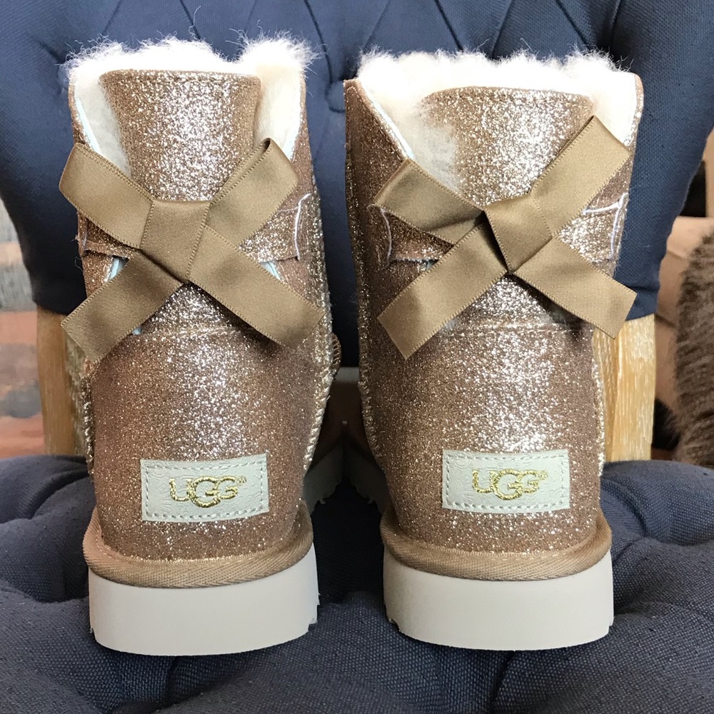 UGG Bailey Bow Sparkle Boots